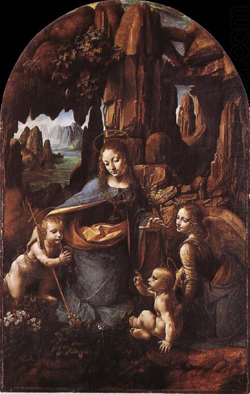 Madonna in the cave, LEONARDO da Vinci